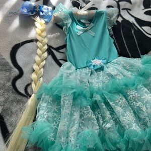 Tutu dress frozen beautiful dress